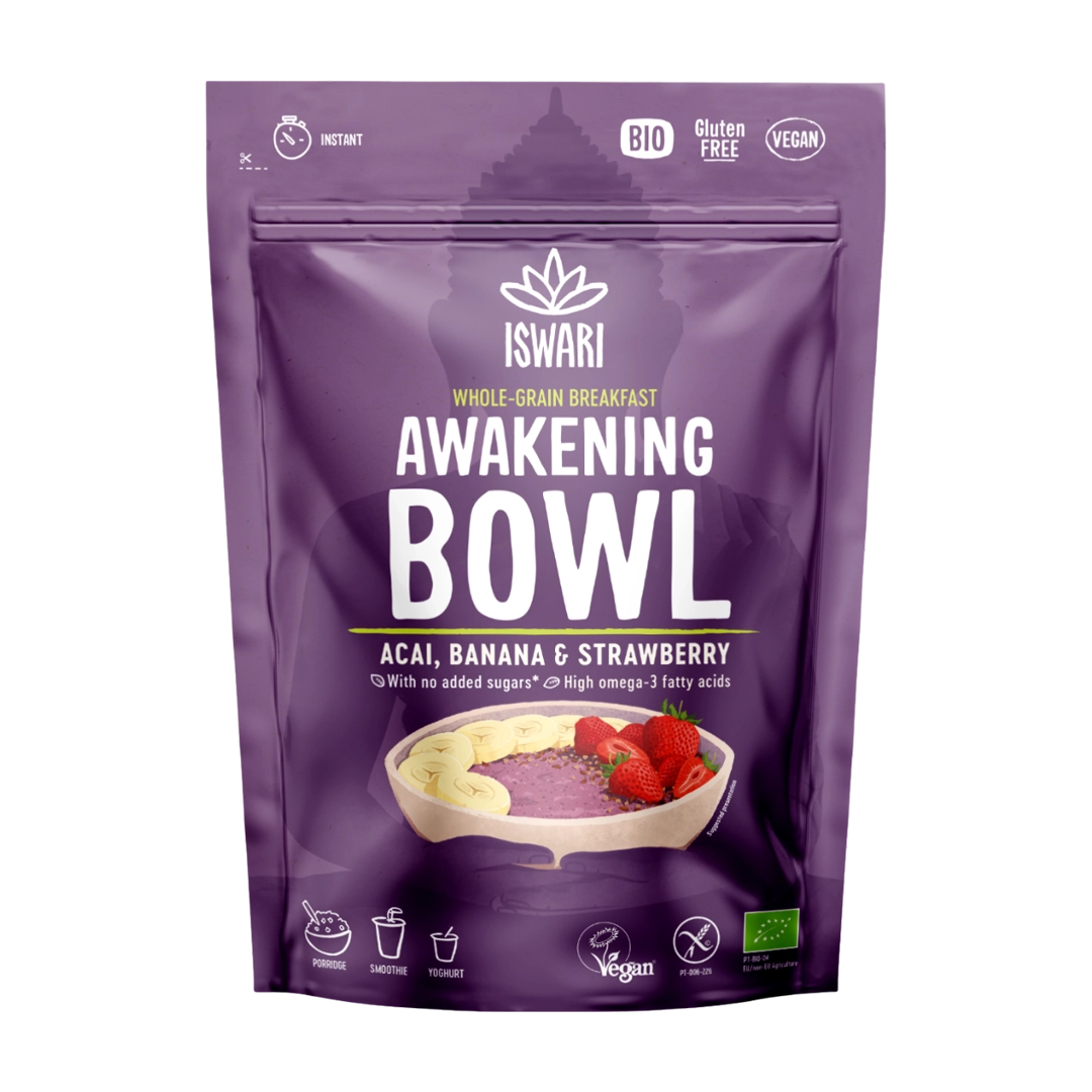 Iswari Awakening Bowl Acai, Banana & Strawberry, 360g