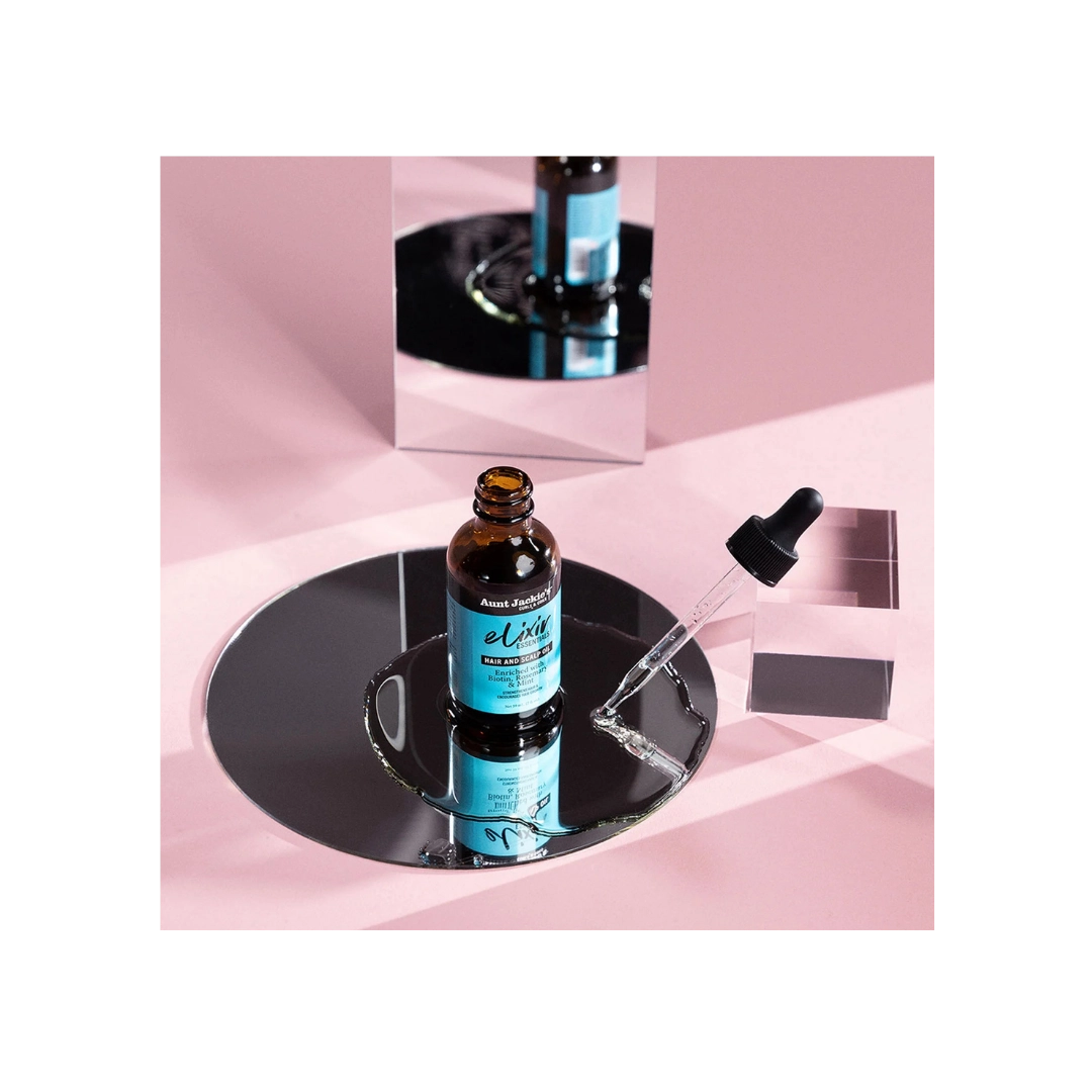 Aunt Jackie's Biotin, Rosemary & Mint Elixir Hair & Scalp Oil, 59ml