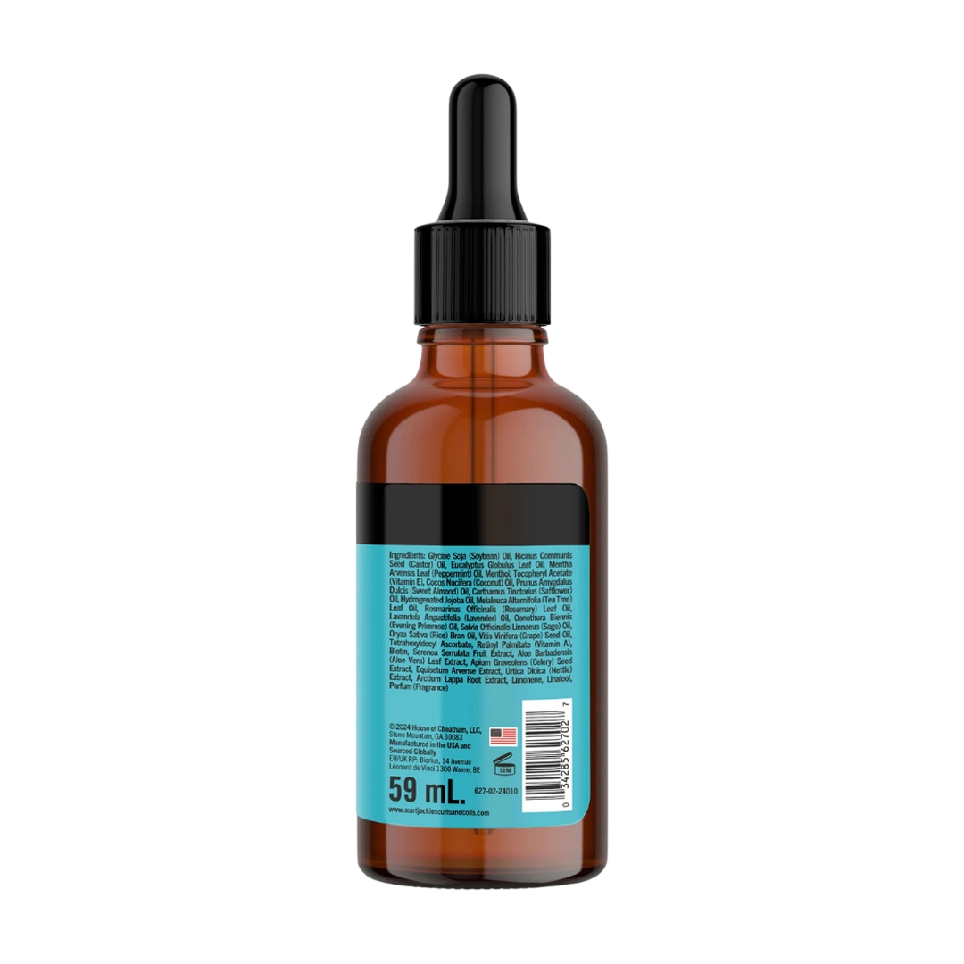 Aunt Jackie's Biotin, Rosemary & Mint Elixir Hair & Scalp Oil, 59ml