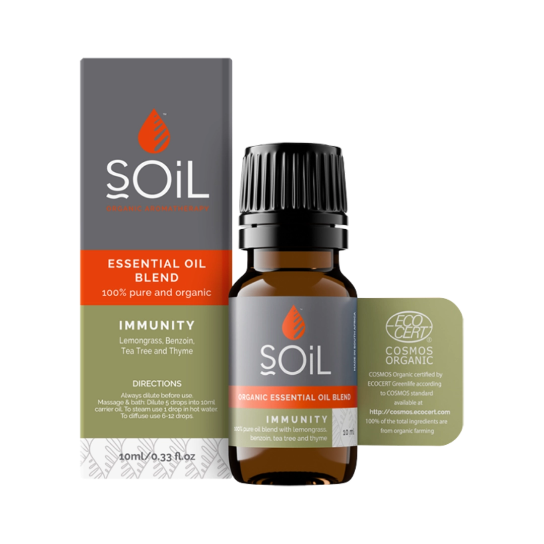 Soil Organic Immunity Essential Oil Blend, 10ml