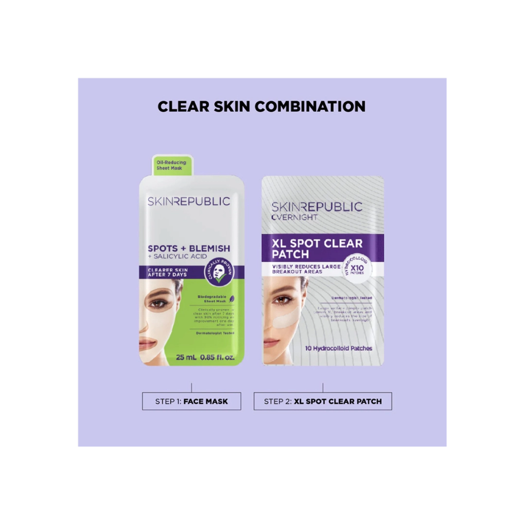 Skin Republic XL Spot Clear Patch, 10 Patches