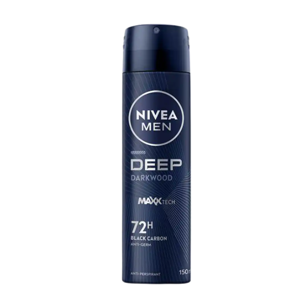 Nivea Men Anti-Perspirant Deodorant Deep Darkwood, 150ml