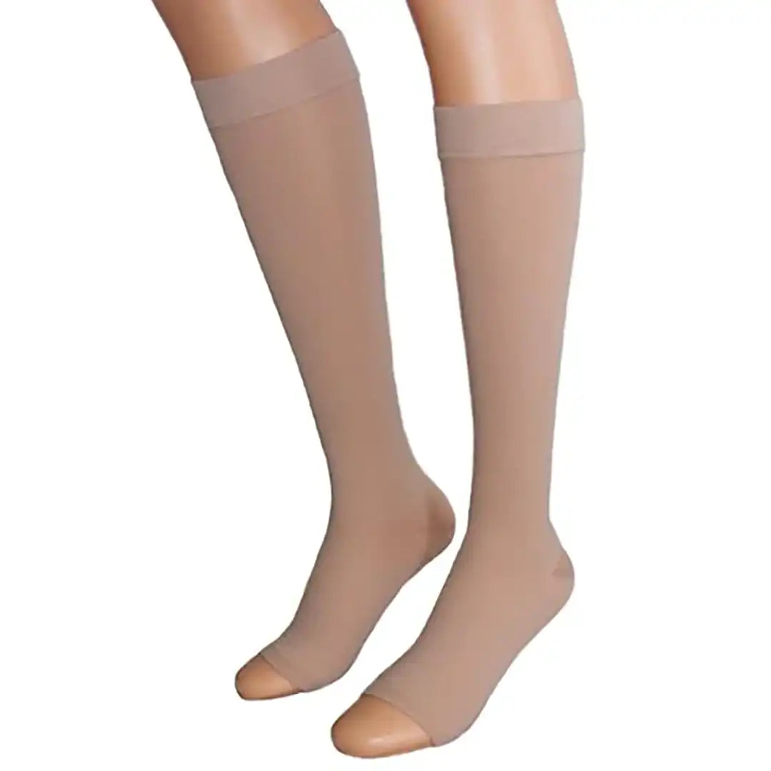 Medis A-201 Below Knee Open Toe Beige XL