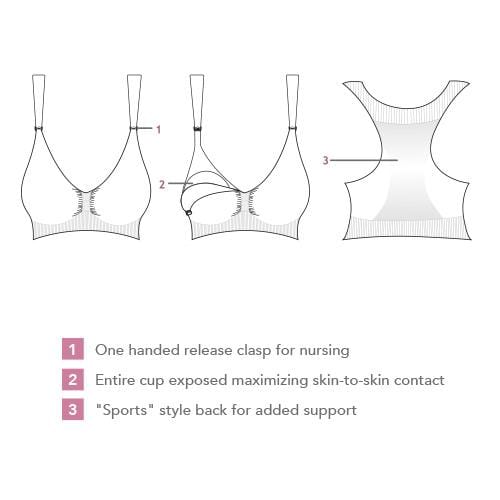 Seamless Drop Cup Bra, Product View