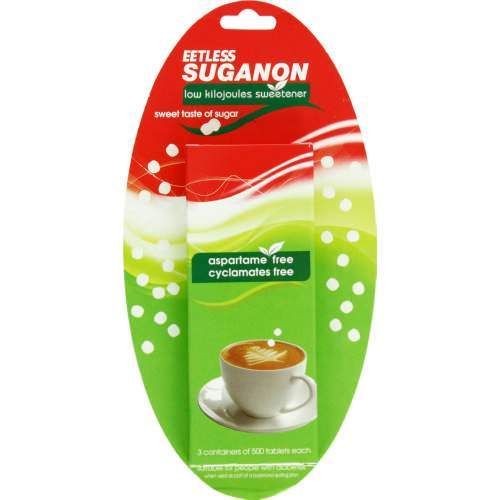 Eetless Health Foods Eetless Suganon Tabs, 3x500's 6009695580723 120641