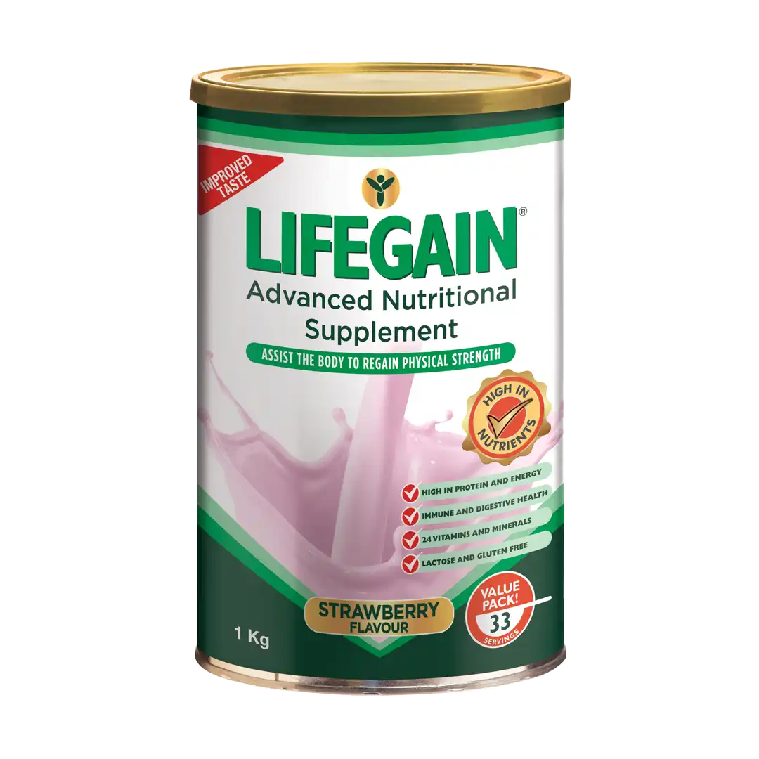 Lifegain Advanced Nutritional Support Strawberry, 1kg
