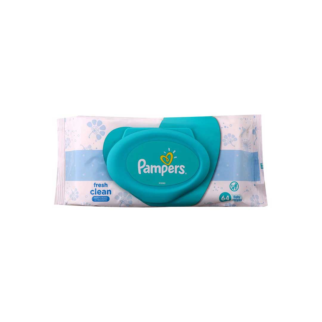 Pampers Baby Wipes Fresh Clean, 64's