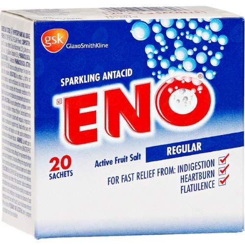 Eno Health Eno Fruit Salt Sachets Plain, 20's 6001076512606 145741