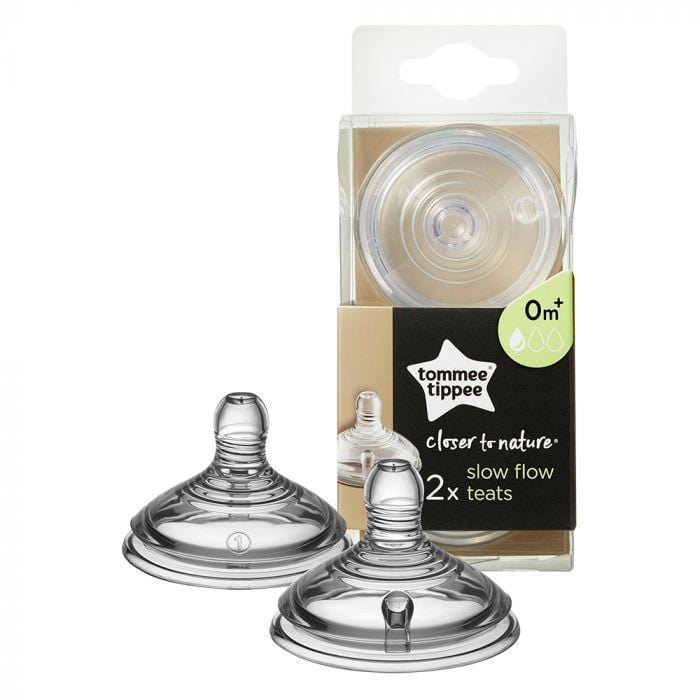 Tommee Tippee Baby Tommee Tippee Slow Flow Teat, 2 pack 5010415211200 153356