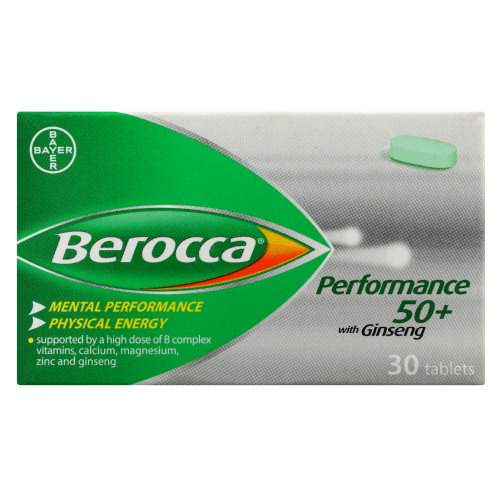 Berocca Vitamins Berocca Focus 50+ Tabs, 30's 6009697610671 155692