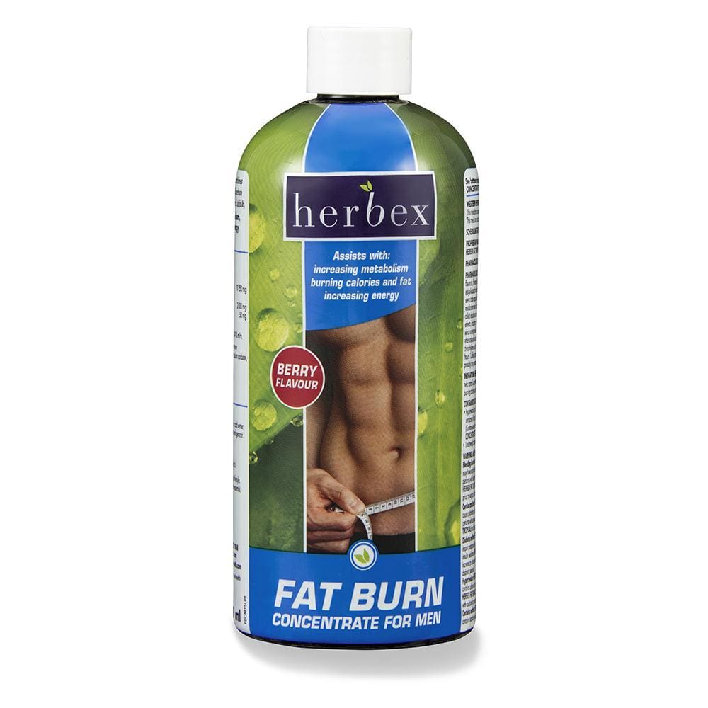 Herbex Vitamins Herbex Men Fat Burn Concentrate Berry, 400ml 6009685081087 156908