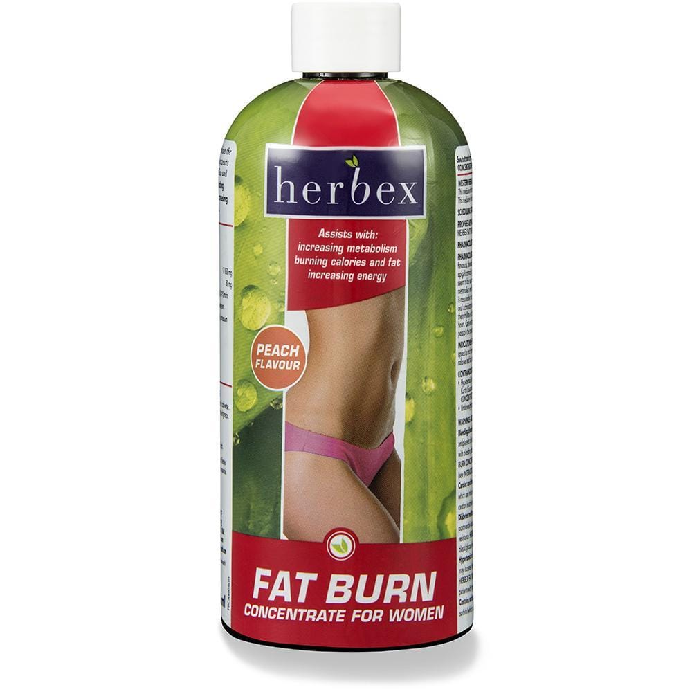 Herbex Vitamins Herbex Fat Burn Peach Concentrate, 400ml 6009685081117 158318