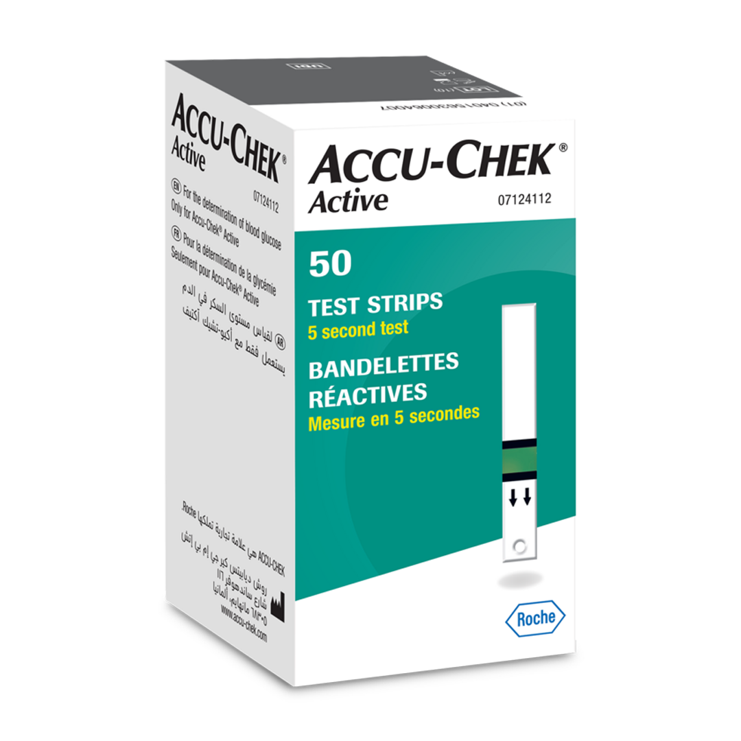 Accu-Chek Active Test Strips, 50's