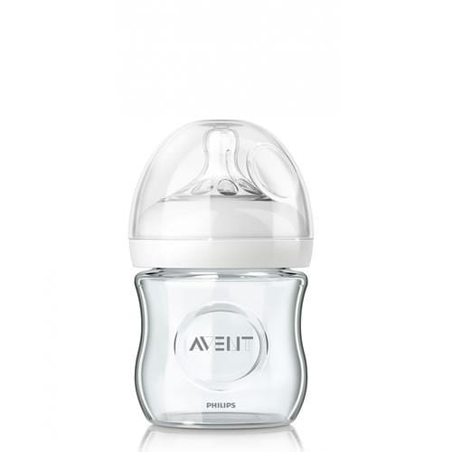 Avent Baby Avent Natural Feeding Bottle Glass, 125ml 8710103576686 162595