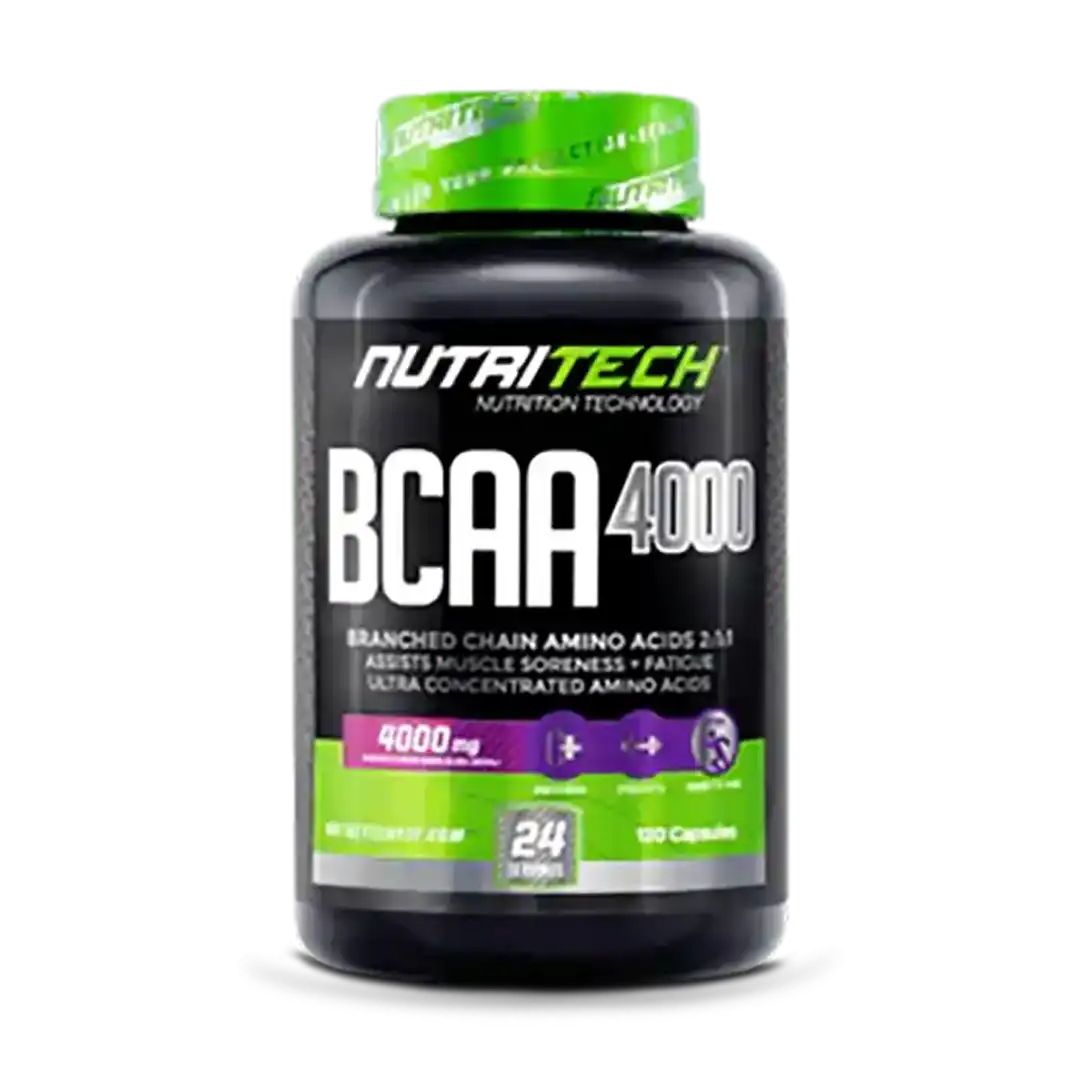 Nutritech BCAA 4000 Capsules, 120's