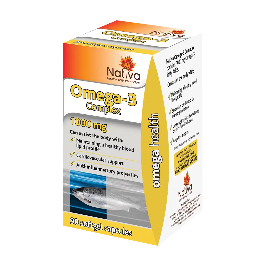 Nativa Omega 3 Complex Softgels, 90's