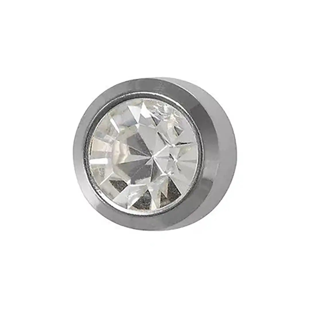 Studex April Crystal Sterling Silver, 4mm