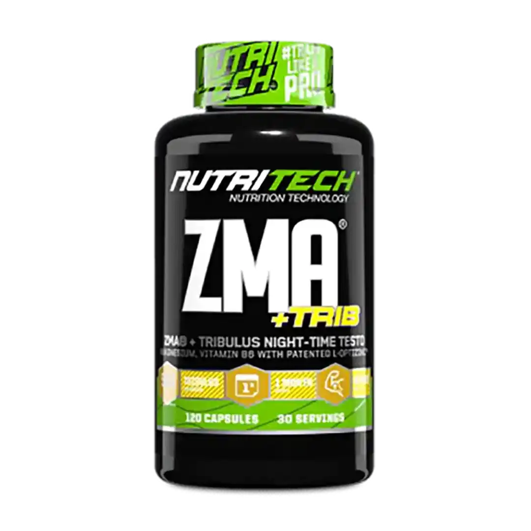 Nutritech ZMA + Trib Capsules, 120's