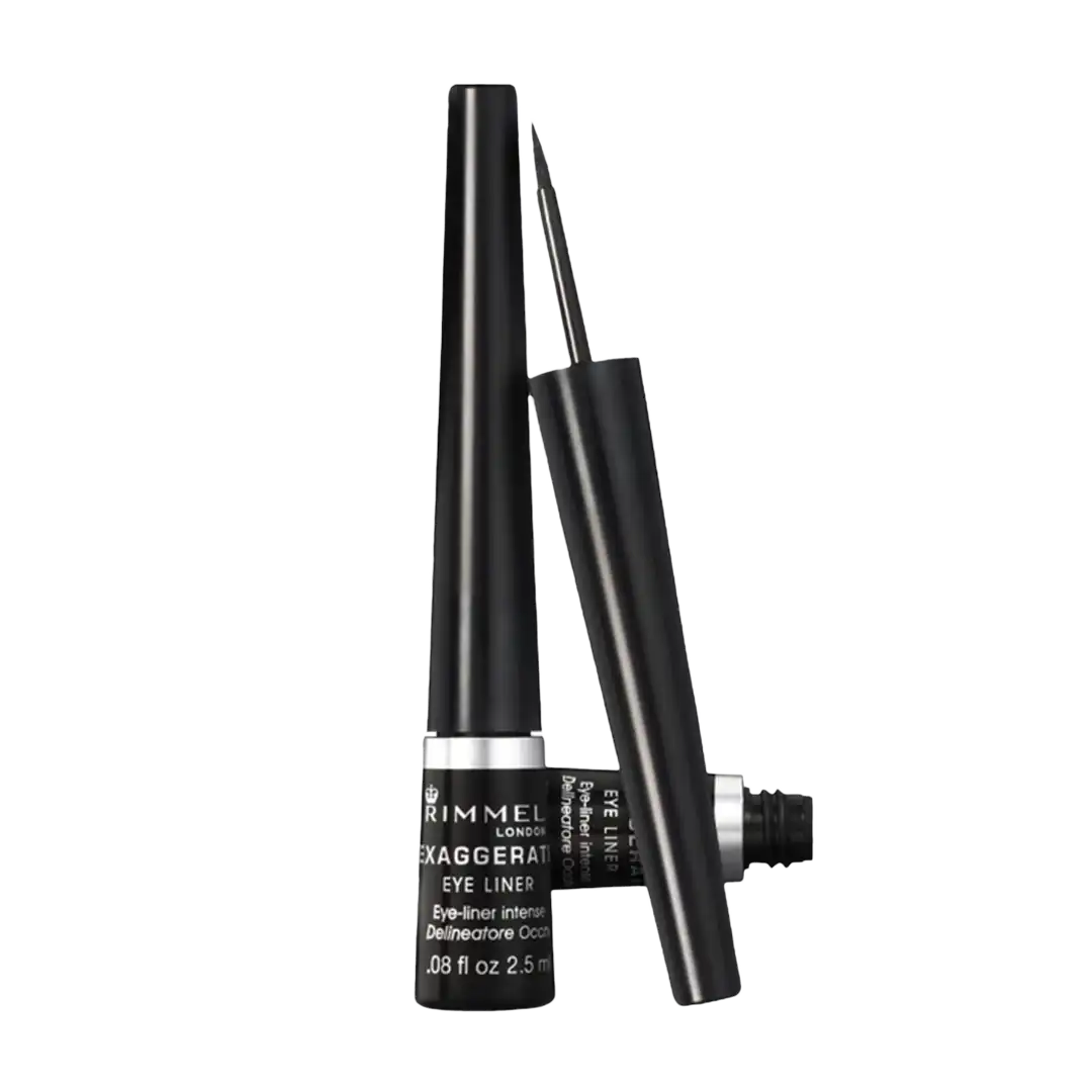 Rimmel Exaggerate Liquid Eyeliner, 100% Black