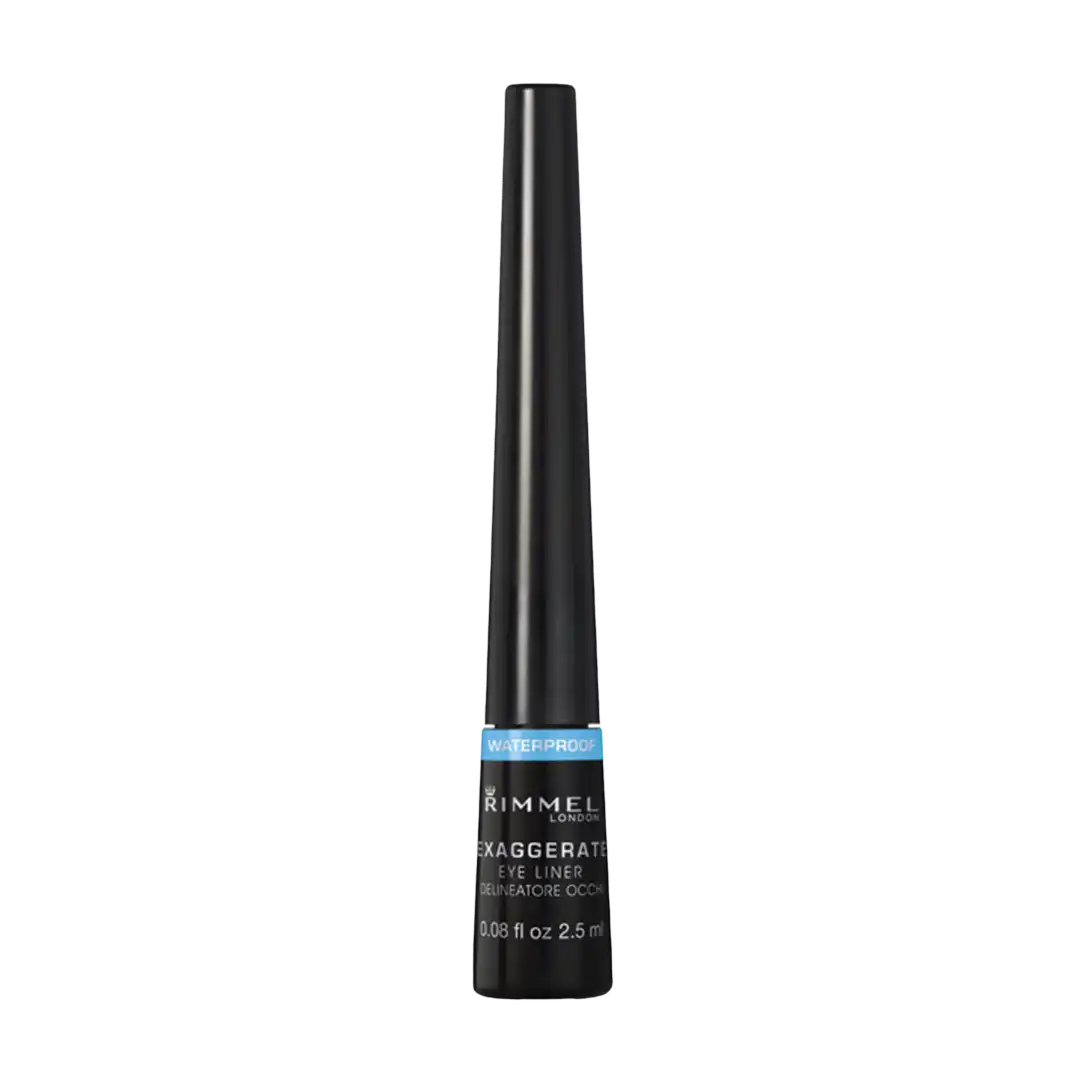 Rimmel Exaggerate Waterproof Liquid Eyeliner, Black