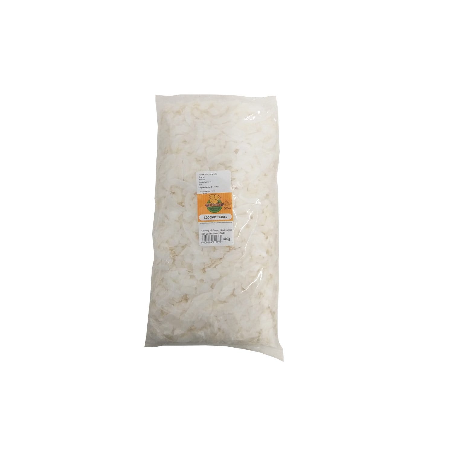 Almans Health Foods Alman's Coconut Flakes, 500g 6009699712762 183375