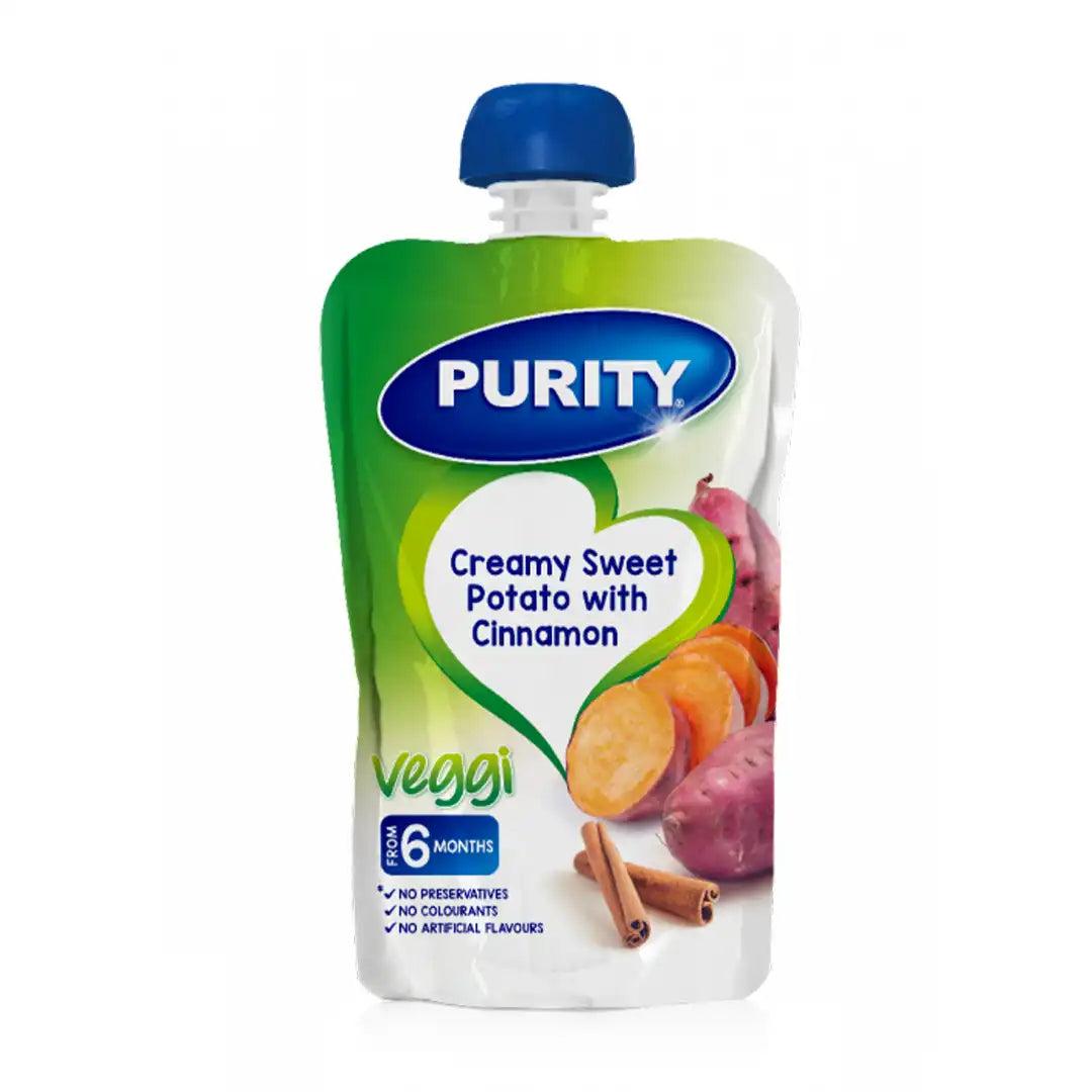 Purity Vegetable Puree Creamy Sweet Potato with Cinnamon, 110ml