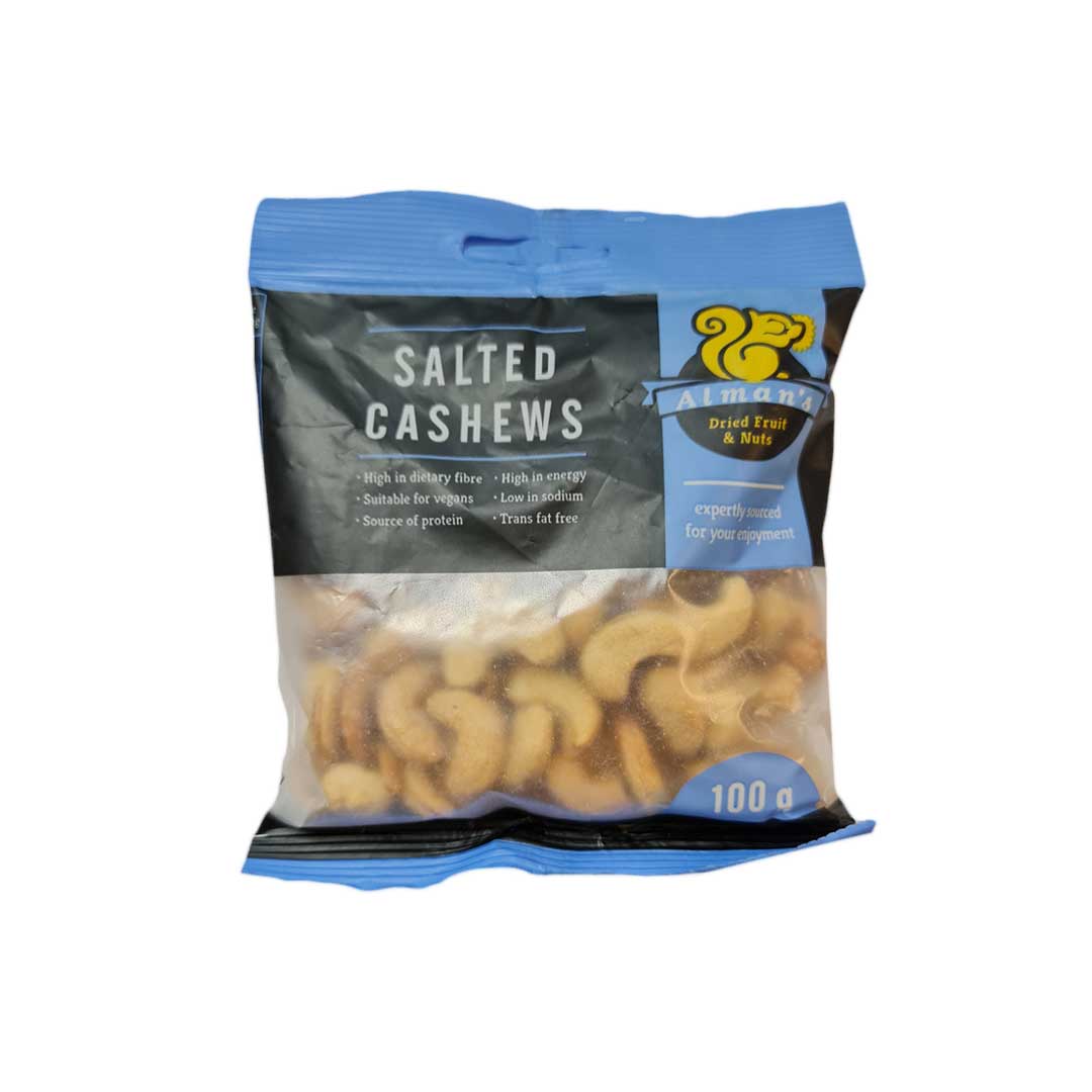Alman's Cashews Salted, 100g