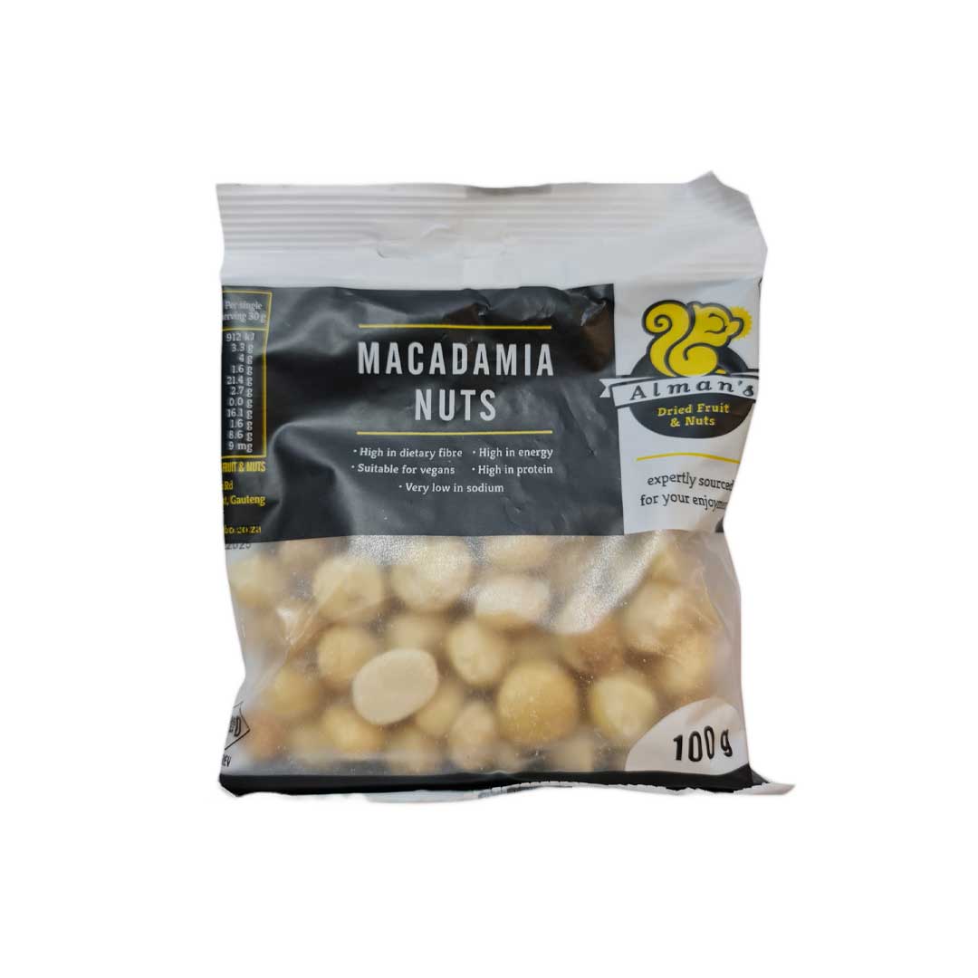 Alman's Macadamia Plain, 100g