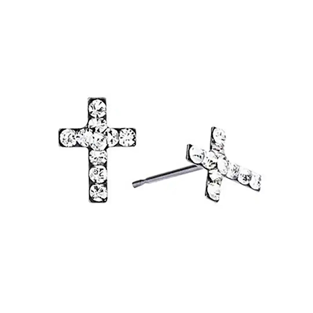 Studex Sens Sterling Silver Cross