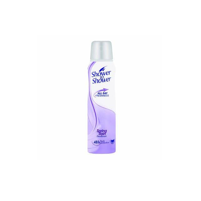 Shower To Shower Deodorant Spring Rain, 150ml