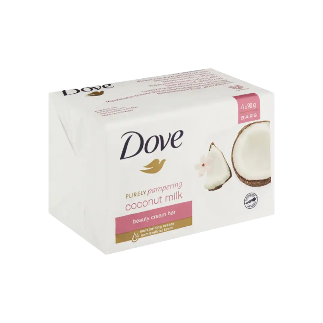 Dove Beauty Cream Bar 4x90g, Assorted