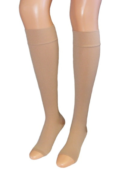 DUOMED soft below knee compression stockings