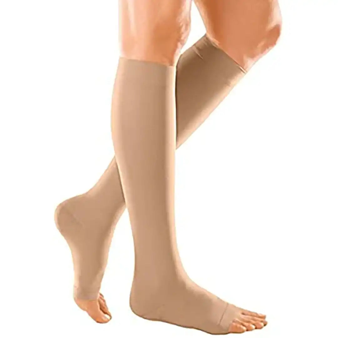 Medis A-322 Below Knee Open Toe Beige XL