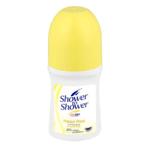 Shower to Shower Toiletries Shower to Shower Roll On Happy Days, 50ml 6001374040146 204839