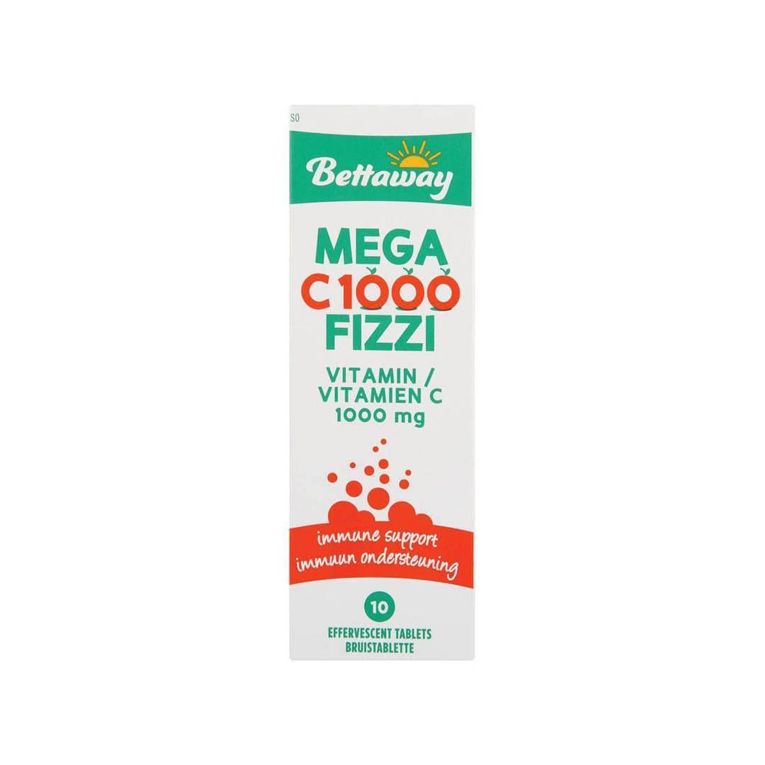 Bettaway Health Bettaway Mega C 1000 Fizzy Eff Tabs, 10's