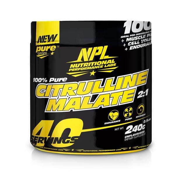 NPL Sports Nutrition NPL L-Citrulline Malate, 240g 6009879963724 208691