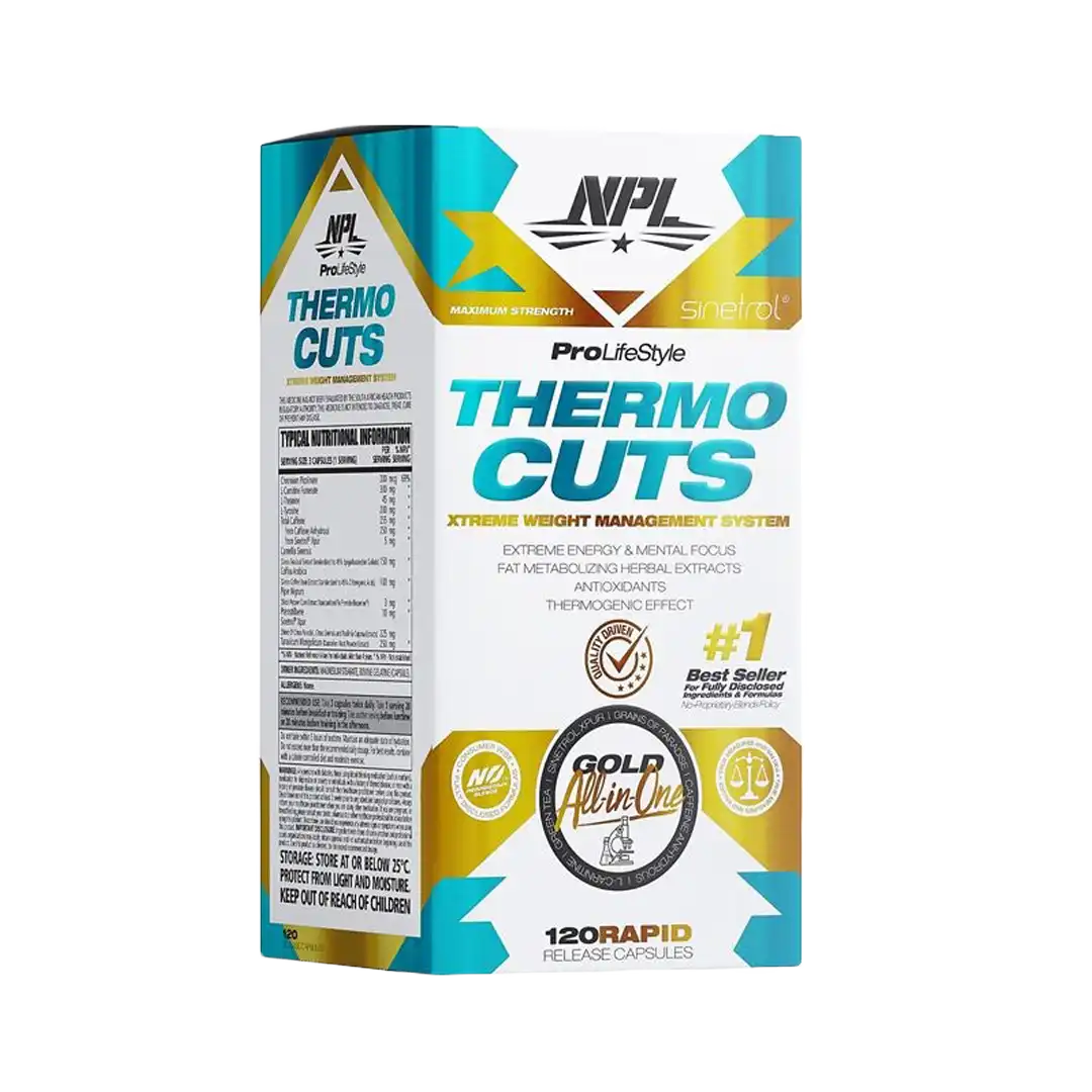 NPL Thermo Cuts Capsules, 120's