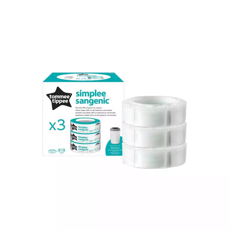 Tommee Tippee Simplee Sangenic Refills, 3's