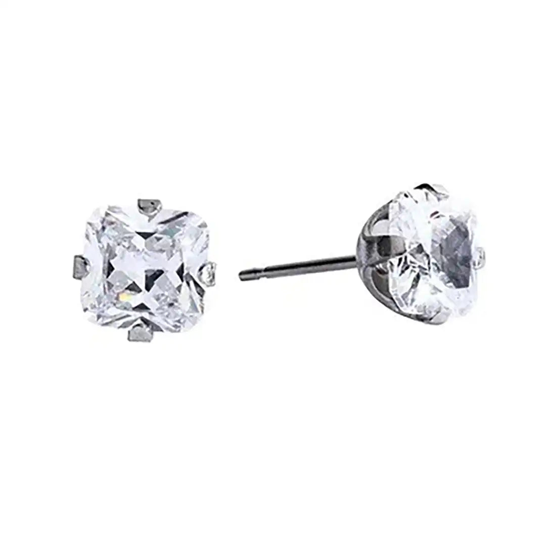 Studex Cubic Zirconia Princess, 6mm