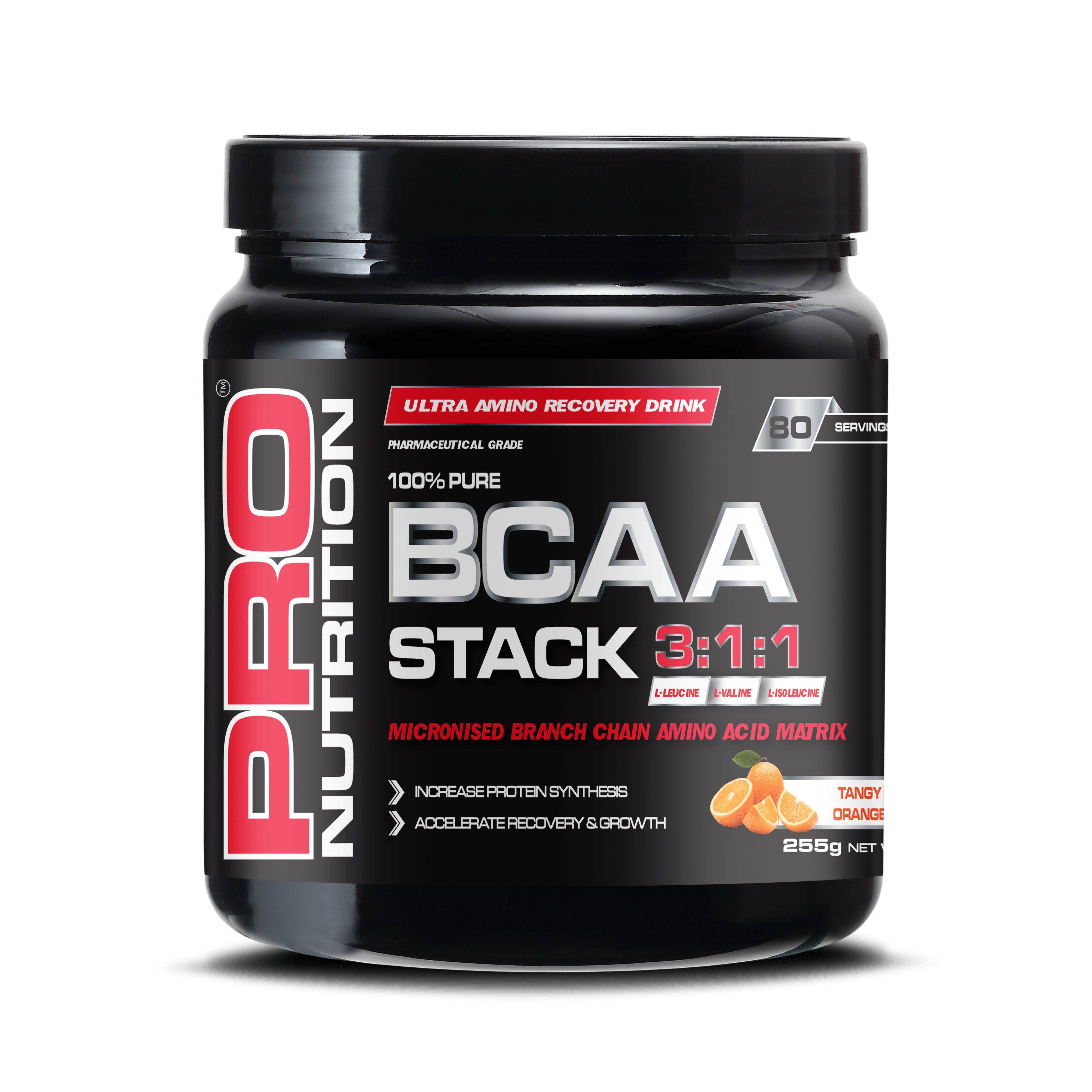 Pro Nutrition Sports Nutrition Pro Nutrition BCAA Stack Tangy Orange, 255g 6009835020539 220627