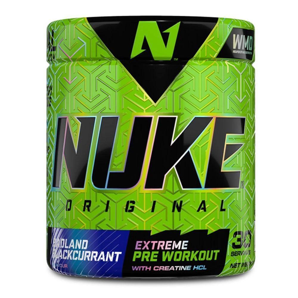 Mopani Pharmacy Sports Nutrition Badland Blackcurrant Nutritech Nuke Original Assorted, 240g 6009708962676 223126