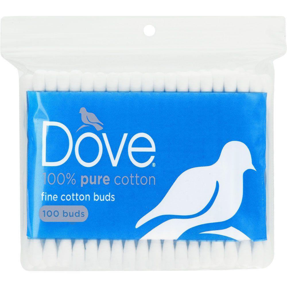 Dove Health Dove Cotton Buds Bag 100's 6009508400385 22905