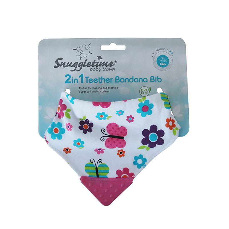 Snuggletime Baby Snuggletime 2In1 Teether Bandana Butterfly 6006759004270 229226
