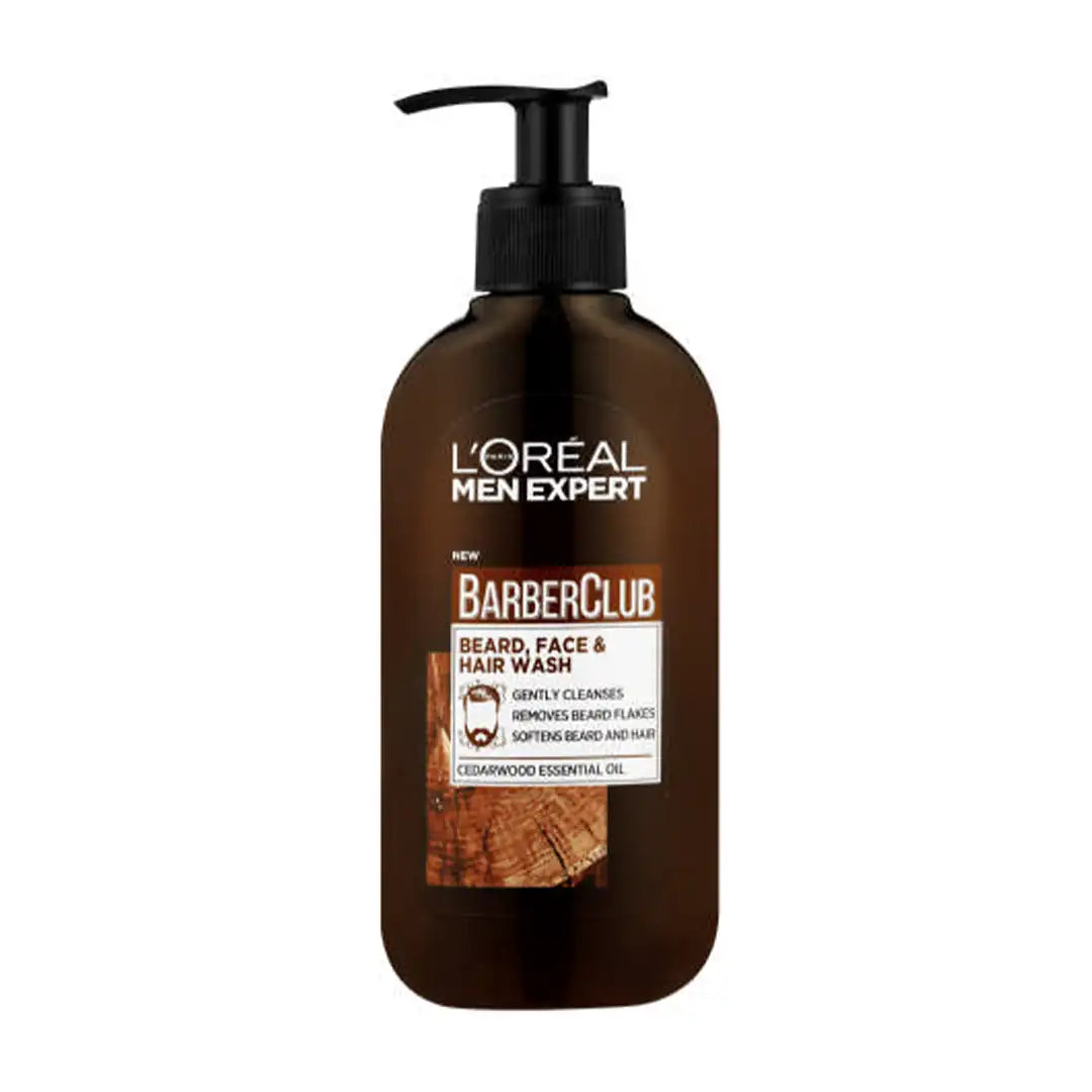 L'Oréal Men Expert Barber Club Beard Face & Hair Wash, 200ml