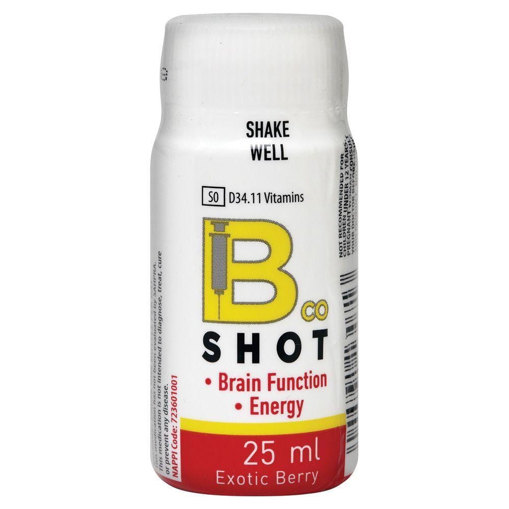 B Co Vitamins B Complex Shot, 25ml 6009831130713 231457