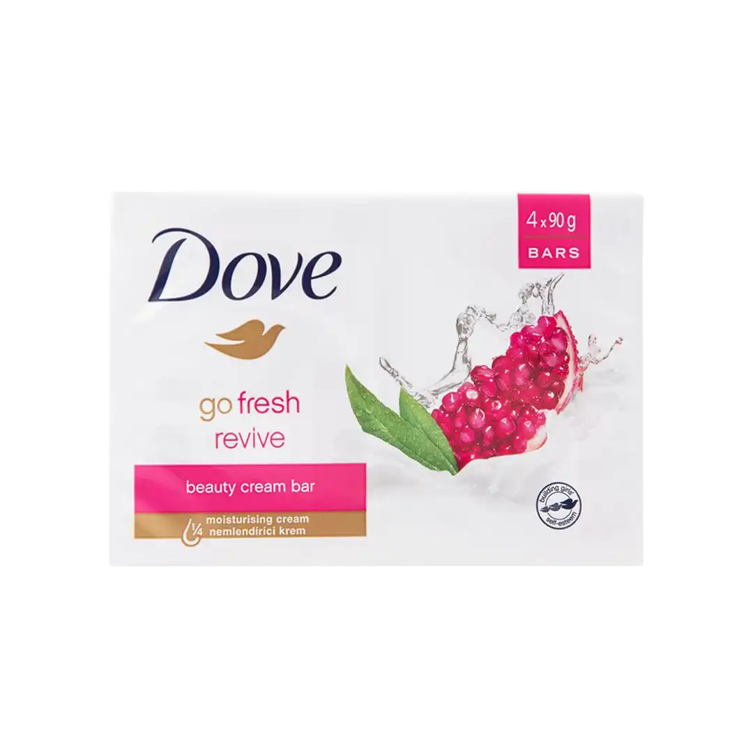 Dove Beauty Cream Bar 4x90g, Assorted