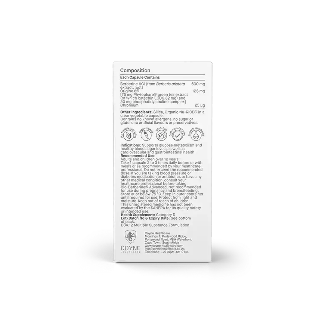 Coyne Healthcare Health Bio-Berberine Advanced Capsule, 60's