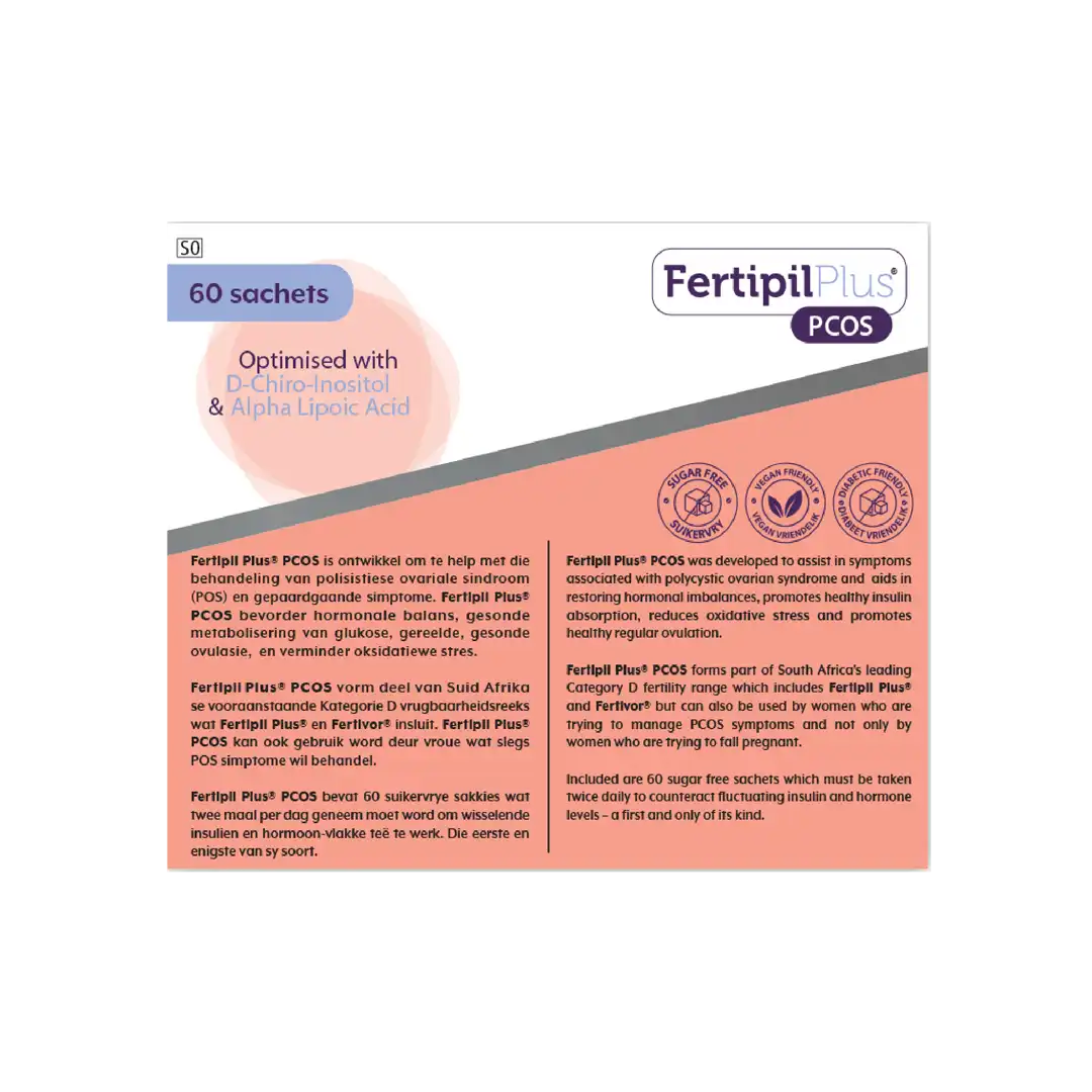 Fertipil Plus PCOS Sachets, 60's