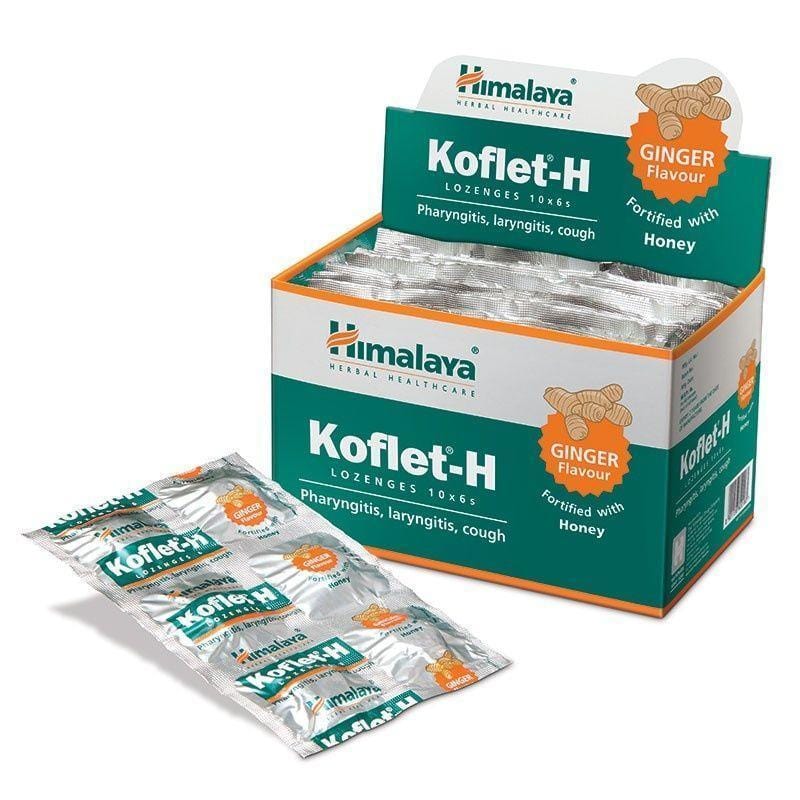 Himalaya Vitamins Himalaya Koflet Lozenges Ginger and Honey, 12's 8901138820183 233292