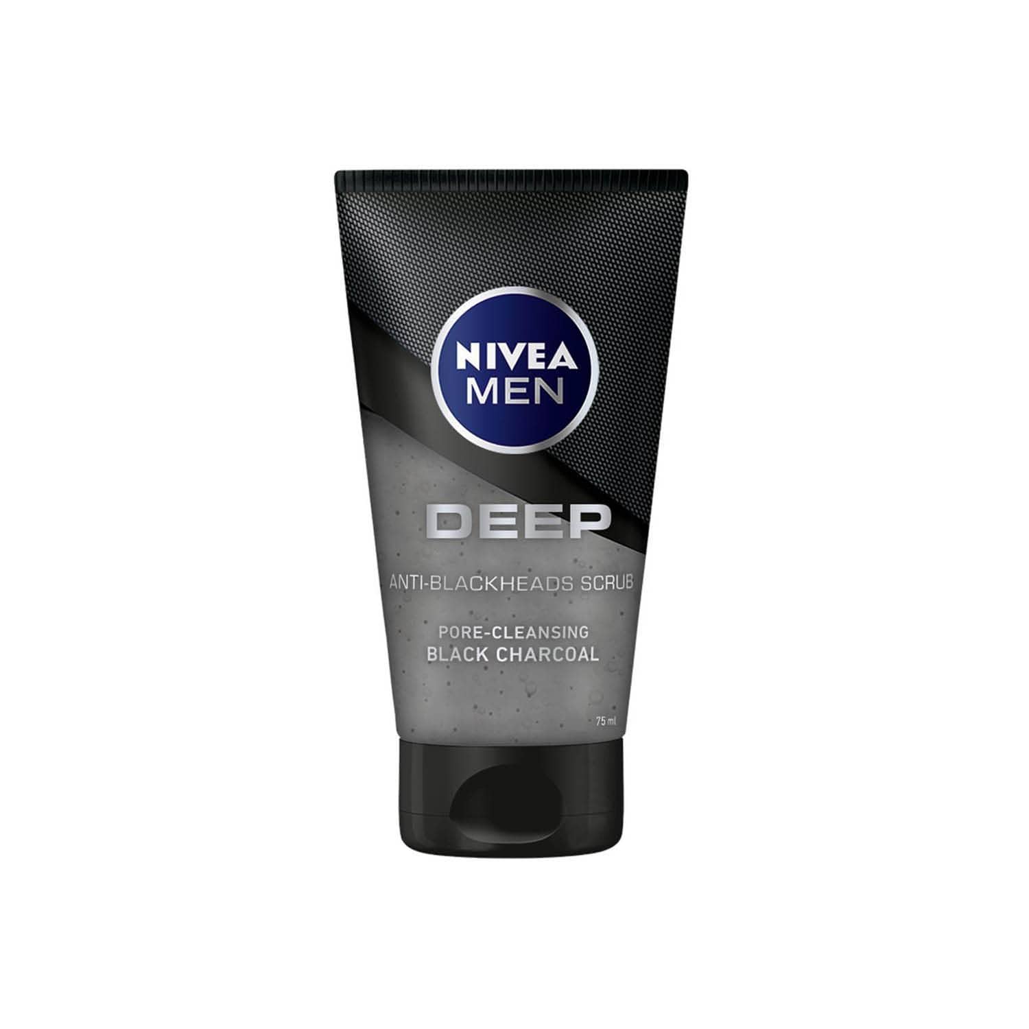 Nivea Toiletries Nivea Men Deep Anti-Blackhead Facial Scrub, 75ml 4005900626356 233748